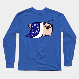 Fat Sleepy Pug Long Sleeve T-Shirt